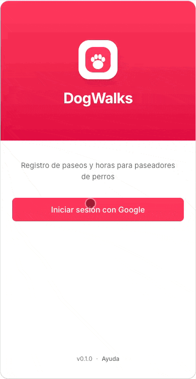 DogWalks screenshot